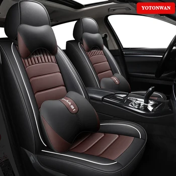 YOTONWAN Высококачественные Универсальные Кожаные Чехлы для автомобильных сидений на 5 Мест Для Lexus GT200 ES240 ES250 ES350 GX460 GX470 GX400-Стайлинг автомобилей