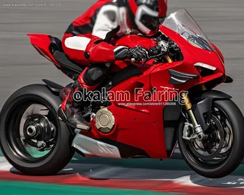 Для Ducati Panigale V4 S 2020 V4 SP 2021 Послепродажный Мотоциклетный Обтекатель Красного Цвета Кузова (Литье под давлением)