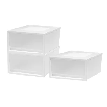 органайзер для ящиков для хранения, США, ящик для комода, белый, набор из 3