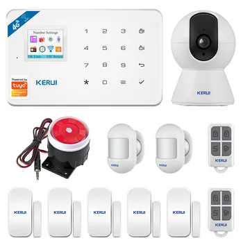 KERUI W184 Умный Дом GSM 4G WIFI охранная Сигнализация Охранная Интеллектуальная система kitssctsensor & Detector охранная сигнализация