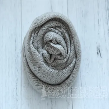 Серый Свитер из 5 предметов, вязаная накидка Для фотосъемки новорожденных, Обертывания для позирования, Многослойная ткань, вязаное одеяло для пеленания, Детский фон для фотосъемки