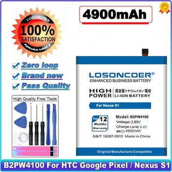 LOSONCOER 4900 мАч B2PW4100 Аккумулятор для Google Pixel/Nexus S1