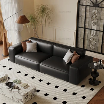 Промышленные Роскошные Диваны для гостиной, Скандинавский кожаный Дизайнерский Одноместный диван, Кресло для отдыха, Мебель для салона Канапе