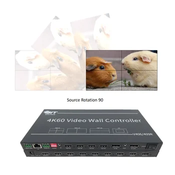 Горячий Продаваемый пульт дистанционного управления RS232 tv 2x3 2x4 lcd hdmi 4k видеостена контроллер 3x3 2x2 4x4