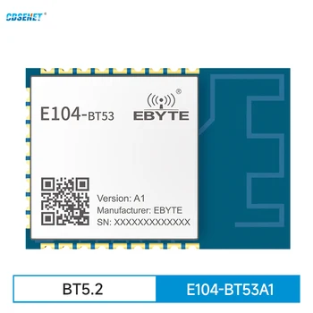 2ШТ CDSENET BT5.2 Модуль Bluetooth 2,4 ГГц IC EFR32BG22 печатная плата E104-BT53A1 SMD BLE5.2 Модуль Умный Дом Bluetooth Модуль