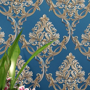 beibehang Золотисто-бежевый блестящий дамасский металлик papel de parede 3d обои, рулонные нетканые обои, обои для стен