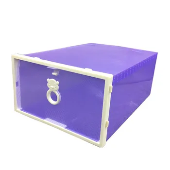 Jul2994 Раздвижная Дверь Пластиковая Утолщенная Прозрачная Коробка для обуви Комбинированный ящик Для хранения Принадлежностей