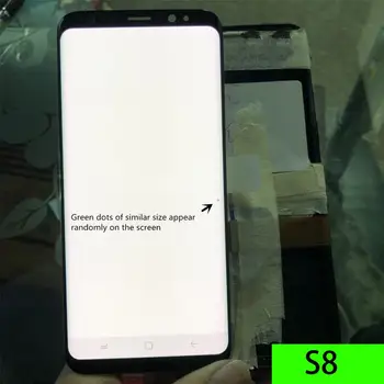 Оригинальный С Рамкой Amoled S8 G950F ЖК-дисплей Для SAMSUNG Galaxy S8 G950 Дисплей + Сенсорный экран Дигитайзер В Сборе + Точечная замена