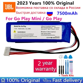 100% Оригинальный Новый 7500 мАч GSP1029102 01 Аккумулятор Для Harman Kardon Go Play Mini Для JBL Go Play CP-HK06 Bluetooth Динамик Аккумулятор