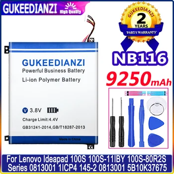 9250 мАч NB116 Аккумулятор для ноутбука Lenovo Ideapad 100S 100S-11IBY 100S-80R2S серии 0813001 1ICP4 145-2 5B10K37675 SHUOZB Bateria