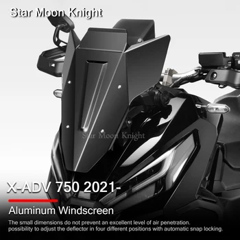 Мотоцикл Алюминиевое Ветровое Стекло, Ветрозащитный Экран, Дефлектор, Пригодный Для Honda XADV 750 X-ADV 750 X ADV XADV750 X-ADV750 2021 -