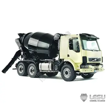 Имитационная модель грузовика 1/14, металлическая игрушка, 6 * 6, грузовик для смешивания, инженерное поле, автомобиль-улитка, модифицированный Tamiya RCLESU
