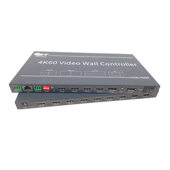Креативная ТВ-соединительная коробка Модульный настенный контроллер для телевизора 2x5 4k 2x2 3x3 и 4-экранный Видеостенный контроллер