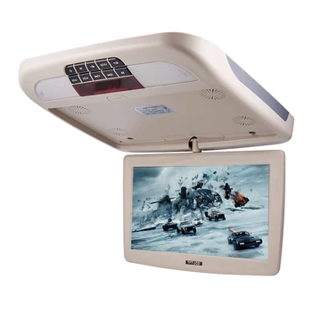 10-Дюймовый 12-дюймовый Откидной TFT LCD Автомобильный накладной монитор MP5 Видеоплеер Автомобильный монитор для крепления на крыше с USB SD-портом