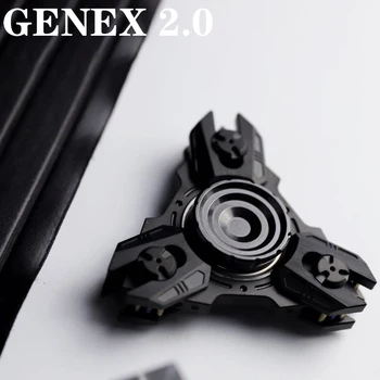 GENEX 2.0 Кольцо на палец с гироскопом для снятия стресса с взрослых, креативные игрушки с подшипниками