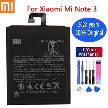 2023 Года 100% Оригинальный Аккумулятор для телефона BM3A Для Xiaomi Mi Note 3 Note3 Battery 3300 мАч Аккумуляторы для телефонов Большой емкости В наличии