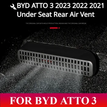 HITA BYD ATTO 3 2023 2022 2021 Защитная крышка заднего вентиляционного отверстия под сиденьем, Антиблокирующая Решетка радиатора заднего сиденья, Защитные аксессуары