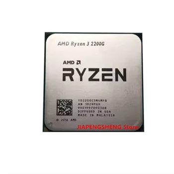 используется Четырехъядерный процессор AMD Ryzen 3 2200G R3 2200G с частотой 3,5 ГГц, четырехпоточный процессор YD2200C5M4MFB, сокет AM4