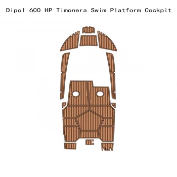Dipol 600 HP Timonera Плавательная платформа Кокпит Лодки EVA Палуба из искусственного тика Коврик для пола