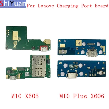 USB Порт Для Зарядки Соединительная Плата Гибкий Кабель Для Lenovo M10 X505 M10 Plus X606 Модуль Разъема Для Зарядки Запасные Части