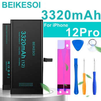 BEIKESOI Аккумулятор для iPhone 12 pro mini promax Сменный Аккумулятор Для iPhone 12PRO 12MINI 12PROMAX Аккумуляторы С инструментом