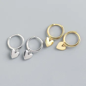 Золотые серьги с Сердечком и Медовым Дизайном, Элегантные Модные Женские украшения, Подарки для девочек TZ0008