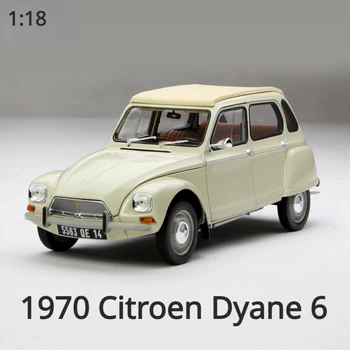 1:18 1970 Citroen Dyane 6, Высокая имитация, Литой под давлением автомобиль, модель из металлического сплава, игрушки для детской коллекции подарков