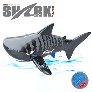 Радиоуправляемая игрушка Shark Mini Shark Водонепроницаемая Подводная лодка Для Дайвинга Игрушечные Киты Животные с Дистанционным управлением Водные игрушки Бассейн Электрические Игрушки для малышей