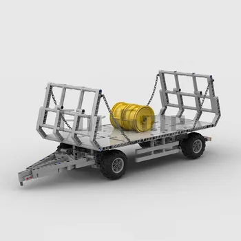 Moc-31011 Тракторный Транспортный прицеп Строительные Блоки Игрушка Подходят для 42 054 Единиц технологии Сращивания Модели Тяжелого прицепа Отправка подарков