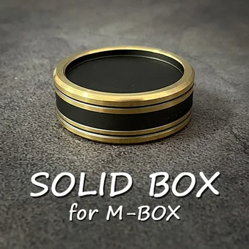Твердая коробка для M-BOX (размер Доллар Моргана/полдоллара) Фокусы Монета Появляется Исчезает Магия Фокусника Крупным планом Иллюзии Трюк