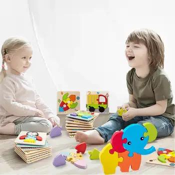 Деревянная трехмерная головоломка: идеальная развивающая строительная игрушка для детей и взрослых