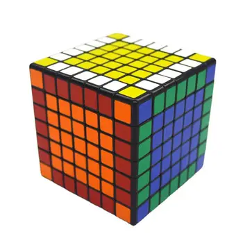 Shengshou 7x7 Cube Speed Magic Balck Головоломка Без Наклеек Cubo Magico Для Детей 7x7x7 Без Наклеек Обучающая Игрушка-головоломка