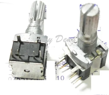20 шт./лот поворотный импульсный переключатель кодовый переключатель с 4-контактной ручкой длиной 20 мм