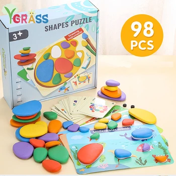 Игрушки-головоломки Монтессори Для Детей, Пластиковая Игра для Балансировки, Детские Игры для Мышления, Обучающая Игрушка Для Малышей