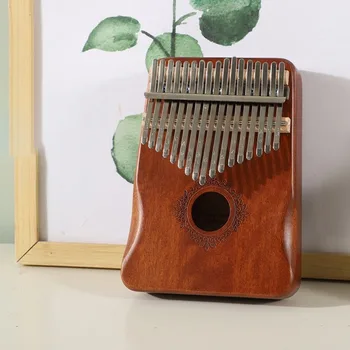 17 Клавиш Mbira Handguard Подарочные деревянные музыкальные инструменты Пианино для большого пальца Калимба