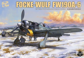 Border BF-003 в масштабе 1/35 Фокке-Вульф FW190A-6 w/WGr.21 и полный комплект моделей интерьера двигателя и оружия для моделирования своими руками