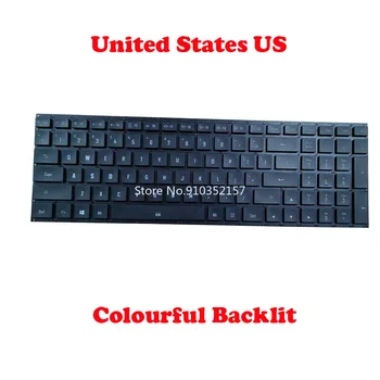 Красочная Клавиатура для ноутбука с подсветкой Gigabyte Для AORUS 15G KC 15G XC 15G YC Английский Американский Без Рамки