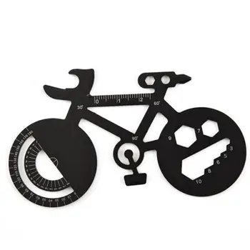 Креативный Многофункциональный Велосипед Из Нержавеющей Стали EDC Card Tool Открывалка Для Бутылок Гаечный Ключ Открывалка Для Пива Gear Multi Bar Инструмент Для Ремонта Велосипеда
