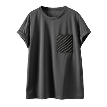Новая футболка Женская с вышивкой бисером на Хай-стрит, женские летние топы с круглым вырезом, футболки, футболка с коротким рукавом