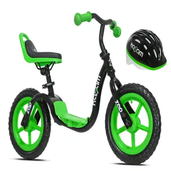 Детский балансировочный велосипед, Комплект шлемов и накладок, Черно-зеленый Велосипедный шлем Met helmet cycling Casco bicicleta mtb abu Casco bicicleta mtb