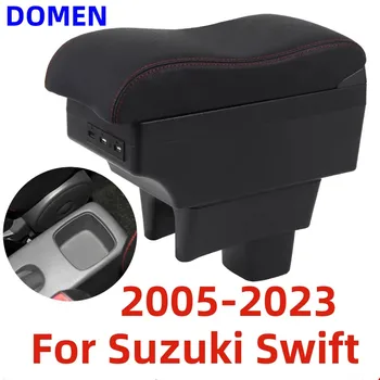 Для Suzuki Swift подлокотник коробка автомобильный подлокотник коробка для хранения Внутренняя модификация USB зарядка Пепельница Автомобильные аксессуары 2005-2021
