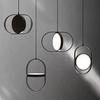 Дизайнерский подвесной светильник в скандинавском стиле для спальни, кухни, столовой, Подвесной светильник для эстетического оформления комнаты, Осветительный прибор