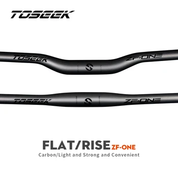 TOSEEK ZF-ONE Горный Руль для Велосипеда из углеродного волокна 31,8*580/600/620/640/660/680/700/720/740/760 мм