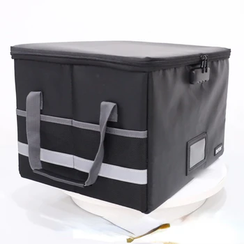 Антистатическая огнестойкая сумка для документов, Водонепроницаемая огнестойкая 3-слойная сумка для хранения файлов, Огнестойкая сумка-органайзер