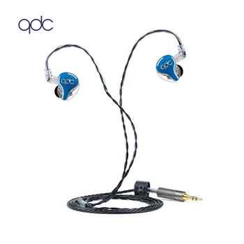 QDC Hi-Fi, 8 единиц, наушники-вкладыши с балансной арматурой, Звукоизоляция, Наушники для сабвуфера, Синий