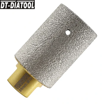 DT-DIATOOL 1шт 35 мм Фрезы M10 С резьбой для фарфора, Керамики, Мрамора, Гранита, Алмазные наконечники для шлифования существующих отверстий