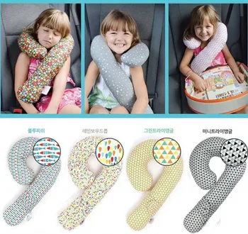 Детский ремень безопасности автомобиля, подушка для шеи, плечевой рукав, подушки для сна, успокаивающие подушки для спальни/спальни в автомобиле, артефакт для сна