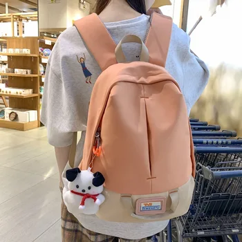 Школьные сумки для девочек, студенческий рюкзак для подростков, Женский нейлоновый повседневный японский рюкзак