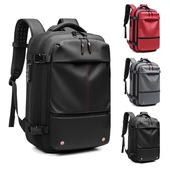 17,3-дюймовый рюкзак для ноутбука с вакуумным сжатием, Мужской рюкзак для путешествий, деловой школьный рюкзак большой емкости, открытый рюкзак