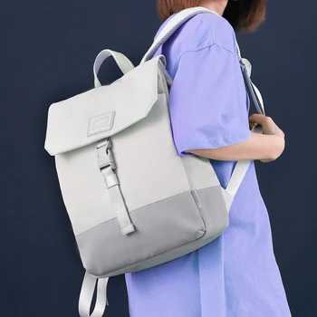 Стильный Рюкзак для ноутбука 13 14 15,6 Дюймов, Женский модный водонепроницаемый рюкзак для ноутбука из ткани Оксфорд, сумка для ноутбука, школьный рюкзак Mochila